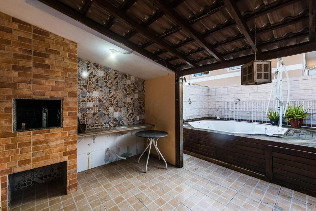 Casa De Temporada Com Quintal Interno Villa Palhoça Esterno foto